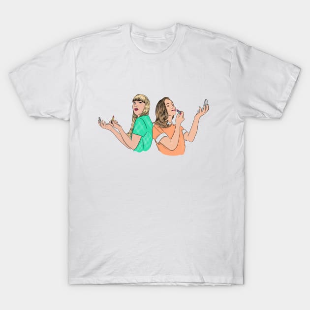 Chanty and Lynx Illustration T-Shirt by Muses